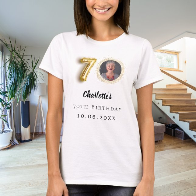 Goldmedaille des 70. Geburtstags T-Shirt (Von Creator hochgeladen)