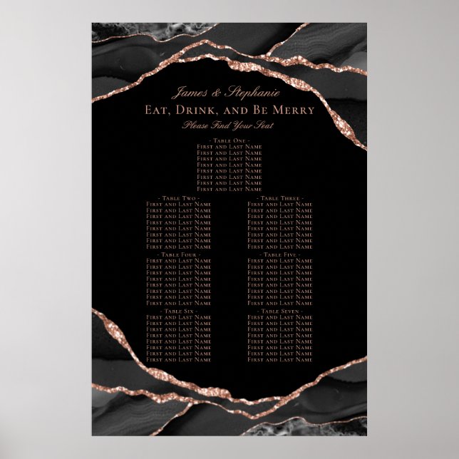 Goldmedaille für die Hochzeitssitze der Schwarzen  Poster (Vorne)