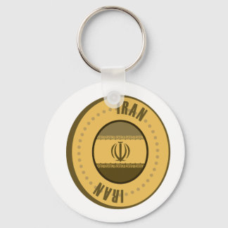 Goldmedaille für die iranische Flagge Schlüsselanhänger