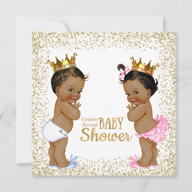 Goldmedaille für Glitzer Einladung (Vorderseite)