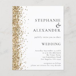 Goldmedaille Glitzer Weißer QR-Code Hochzeitsempfa