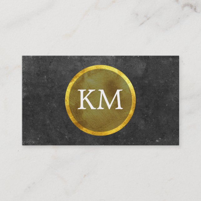 Goldmedaille II | Deluxe, Slate Visitenkarte (Vorderseite)