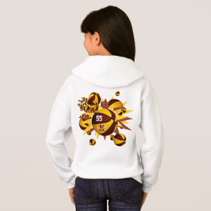 Goldmedaille-Mannschaft besiegt Girls-Basketball-S Hoodie