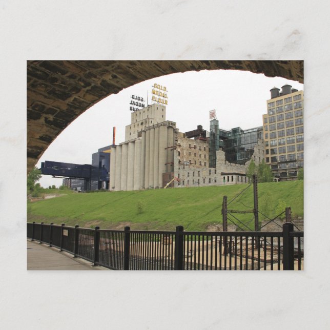 Goldmedaille Mehl Postkarte (Vorderseite)