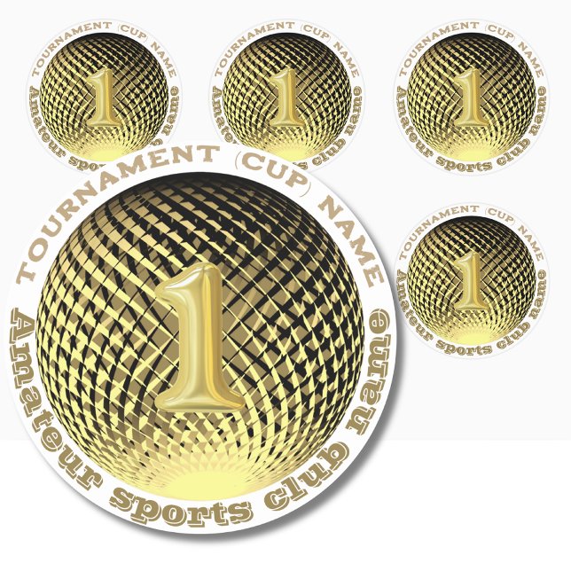 Goldmedaille, Nummer eins Champion Sticker (Von Creator hochgeladen)