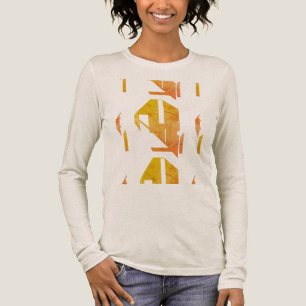 Goldmedaille Orange im Südwesten inspiriert Abstra Tri-Blend Shirt