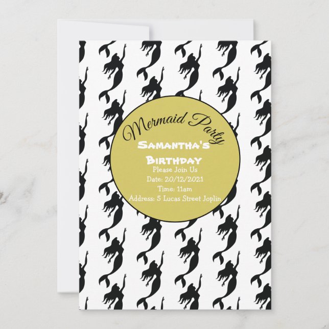 Goldmedaille-Party Einladung (Vorderseite)