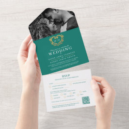 Goldmedaille QR All In One Einladung