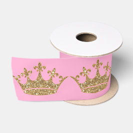 Goldmedaille Satin Ribbon Spool Pink Bow Satinband