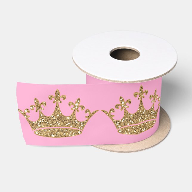 Goldmedaille Satin Ribbon Spool Pink Bow Satinband (Spule)