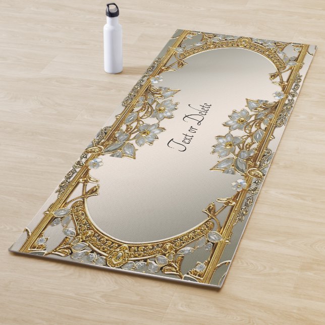 Goldmedaille Verziert Yogamatte (Beispiel)