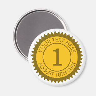 Goldmedaillengewinner 1. Platz Magnet