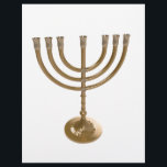 Goldmenorah<br><div class="desc">Menora,  Channukah,  metallisch,  hannukah,  hebräisch,  Feiertage,  jew,  Juden,  Judentum,  menorah,  chanukah,  hannuka,  Channuka,  christmukah,  christmukkah,  christmukka,  Judaika Rabbi</div>
