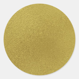 Goldmetall-Muster Runder Aufkleber