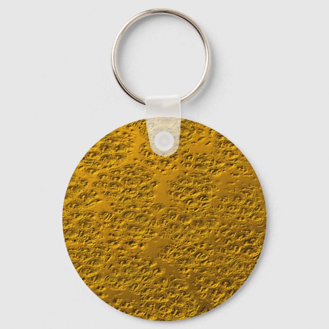 Goldmetall Schlüsselanhänger (Vorderseite)