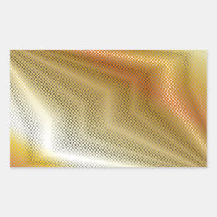 Goldmetallbeschaffenheit Rechteckiger Aufkleber