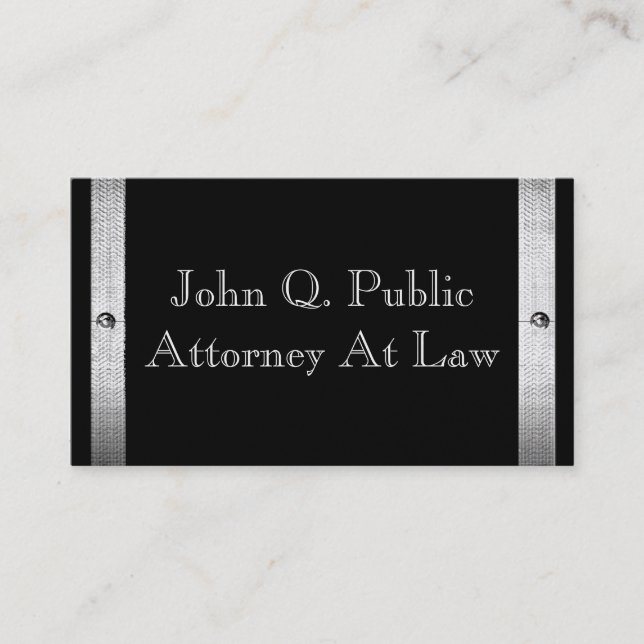 Goldmetallrahmen-GrenzVisitenkarten Visitenkarte (Vorderseite)