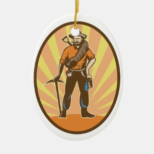 Goldminder Keramik Ornament