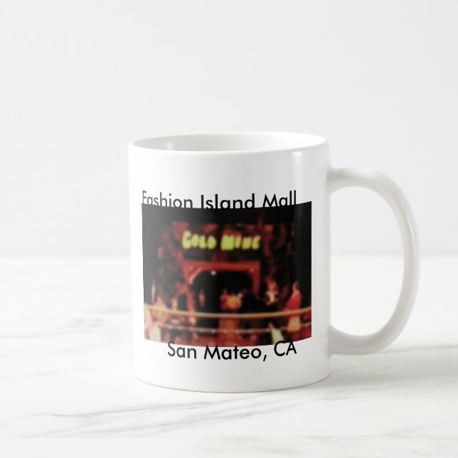 Goldmine-Mode-Insel San Mateo, CA Kaffeetasse (Rechts)