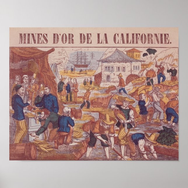 Goldminen in Kalifornien Poster (Vorne)