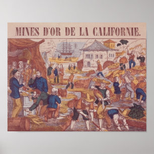 Goldminen von Kalifornien Poster