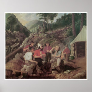 Goldminer, 1858 poster
