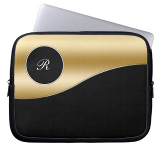 Goldmonogramm-Laptop-Kasten Laptopschutzhülle