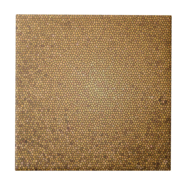 Goldmosaikmuster Fliese (Vorderseite)