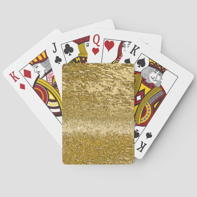 Goldmosaikmuster Spielkarten (Rückseite)