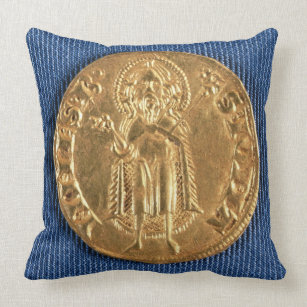 Goldmünze, mit Johannes der Baptist, 16. Kissen