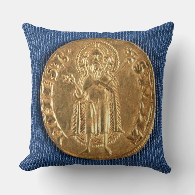 Goldmünze, mit Johannes der Baptist, 16. Kissen (Vorderseite)