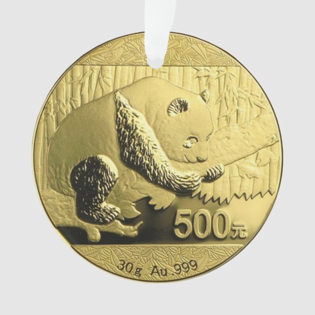 Goldmünze Ornament (Vorderseite)