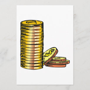 Goldmünzen Einladung