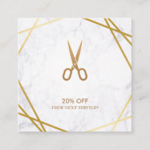 Goldmuster-Schere Marmor-HairStylist-Rabatt