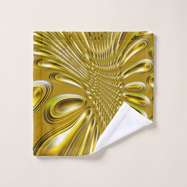 Goldmuster Waschlappen (Waschlappen)