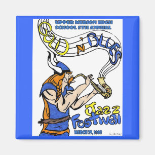 Gold'n-Bluesmagnet 2008 Magnet