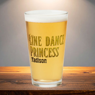 Goldname des Line Dance Princess Glas