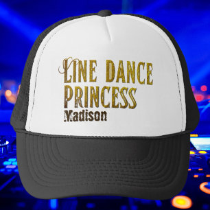 Goldname des Line Dance Princess Truckerkappe