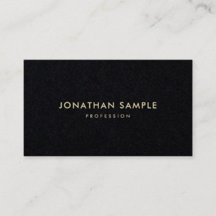 Goldname Text Moderne elegante Minimalistische Vor Visitenkarte