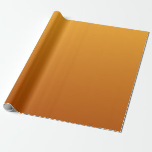 Goldorange, verbranntes Orange, goldbraun Geschenkpapier