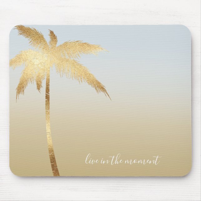 Goldpalm Tree Ombre Mousepad (Vorne)