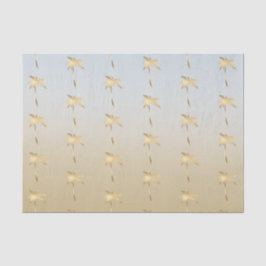 Goldpalm Tree Ombre Seidenpapier