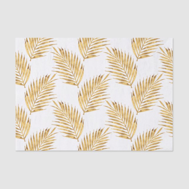 Goldpalmenfronten Seidenpapier (Vorderseite)