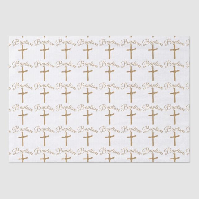 Goldpalmenkreuz Seidenpapier (Vorderseite)