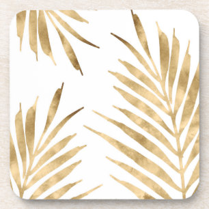 Goldpalmfronten Getränkeuntersetzer