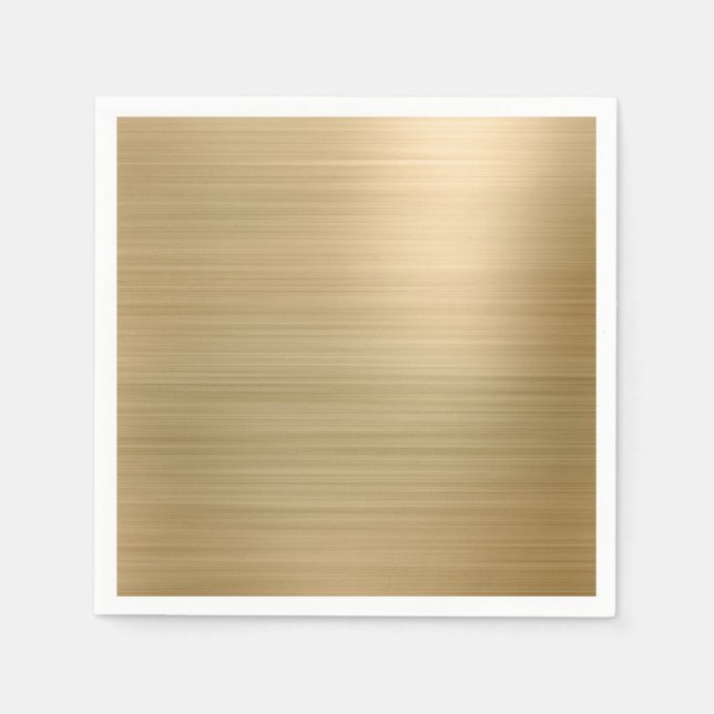 Goldparty Serviette (Vorderseite)