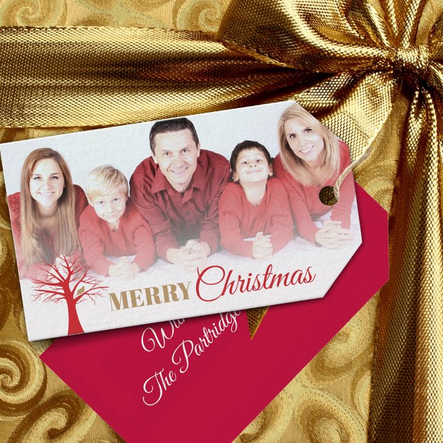 Goldpatrone Winterbaum Weihnachtsbaum Foto Geschenkanhänger (Von Creator hochgeladen)