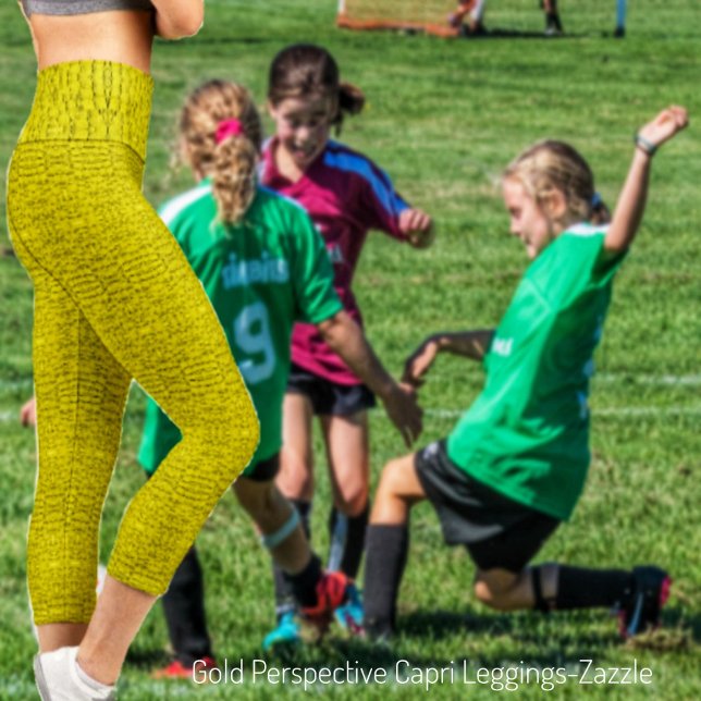 Goldperspektive Capri Leggings (Von Creator hochgeladen)