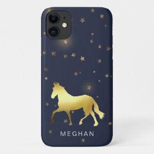 Goldpferdsterne-Pferd-Pferd Monogram-Gehäuse Case-Mate iPhone Hülle