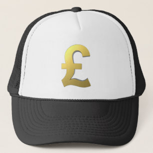 Goldpfund-Zeichen-Grafik Truckerkappe